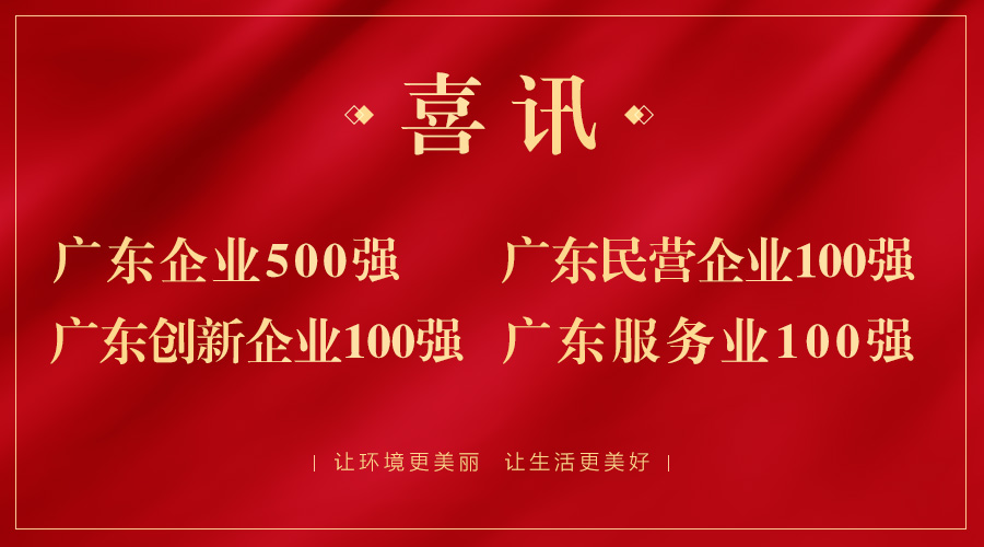 喜报！广东企业500强出炉，利博官网股份荣获广东民企百强